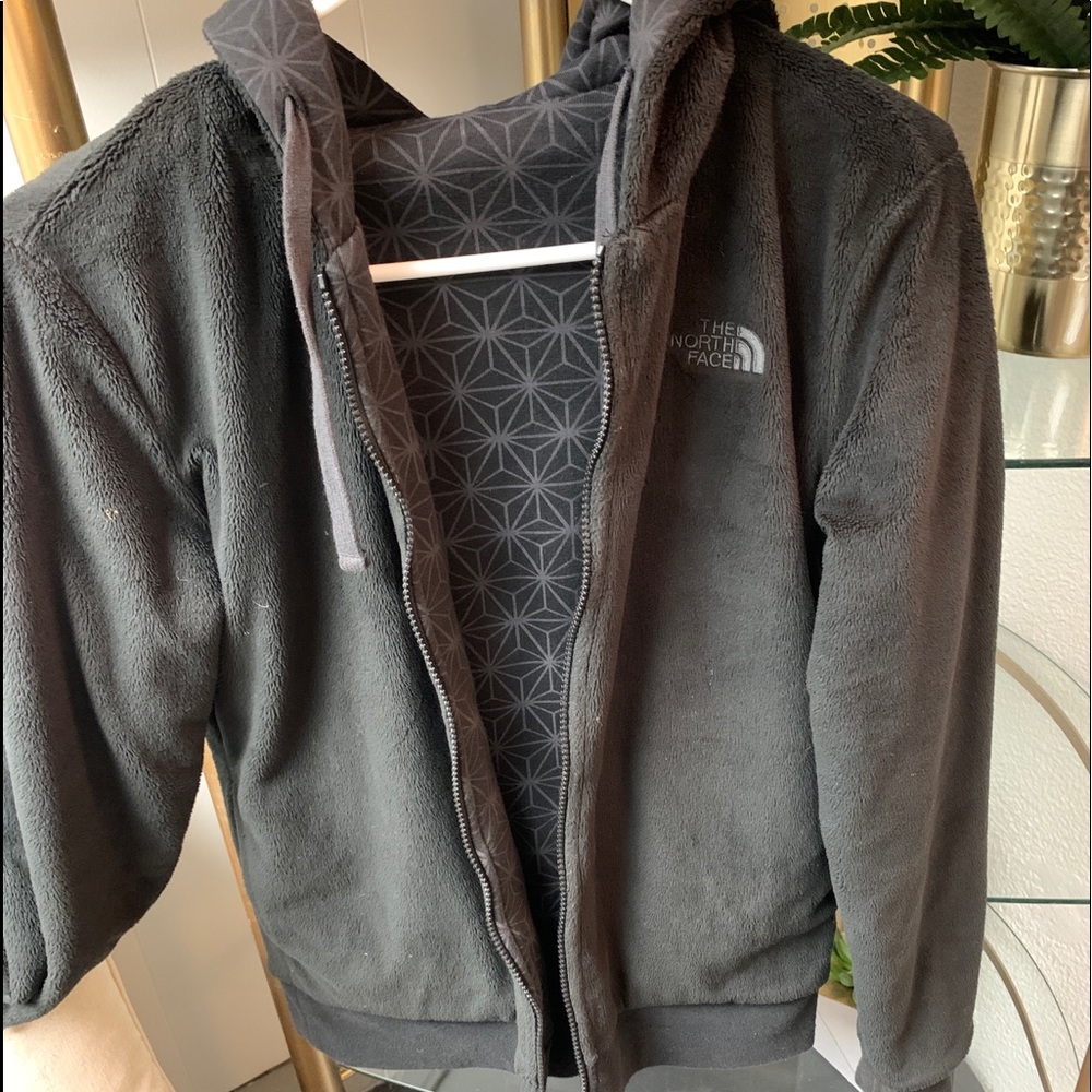 Fuzzy Northface COZY zip up